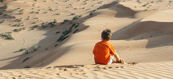 Child In Desert