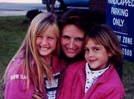 Christiane Lops & daughters Carmen & Claire